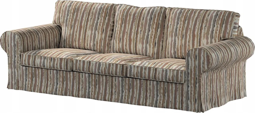 Ektorp 3 személyes kanapé huzat, összecsukható Ikea narancssárga