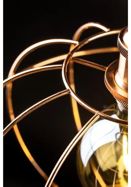 Lámpa Mennyezeti lámpatest VIELA 4,7047,AC220-240V,50/60Hz,1*E27,IP20,átmérő 27,5CM,egyes,réz