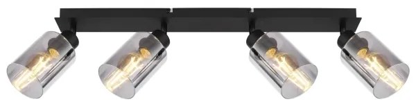 Globo 15465-4 - Spotlámpa  HADERA 4xE27/15W/230V
