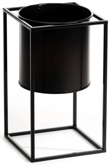 RING virágtartó állvány 40x23 cm fekete