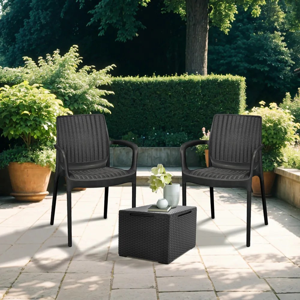 Bali Balcony kerti bútor garnitúra szett vigo asztallal