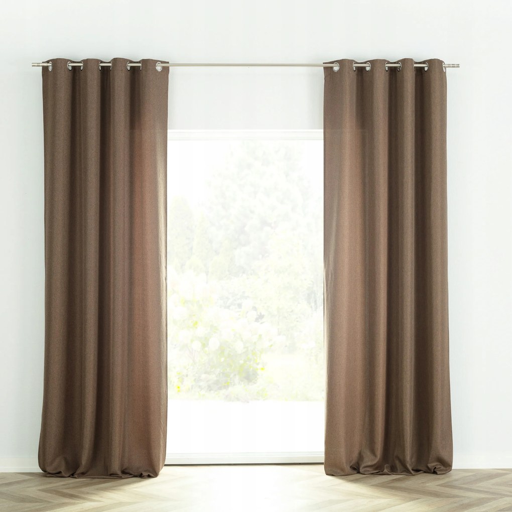 Dekoria Basic gurulós függöny 140x280 aranybarna