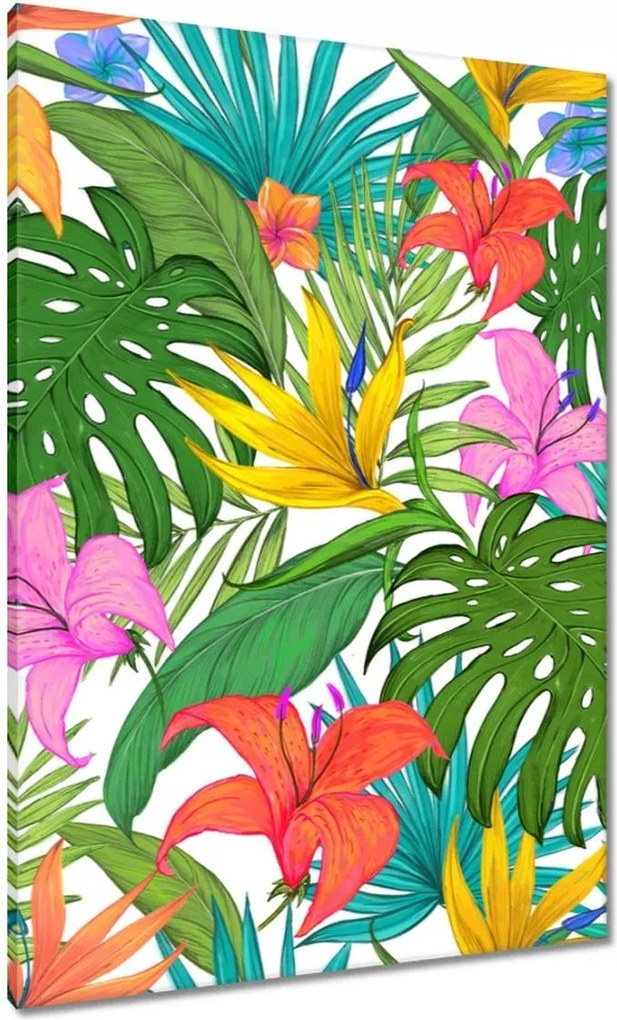 Vászonkép 70x100 Trópusi levelek Leaves