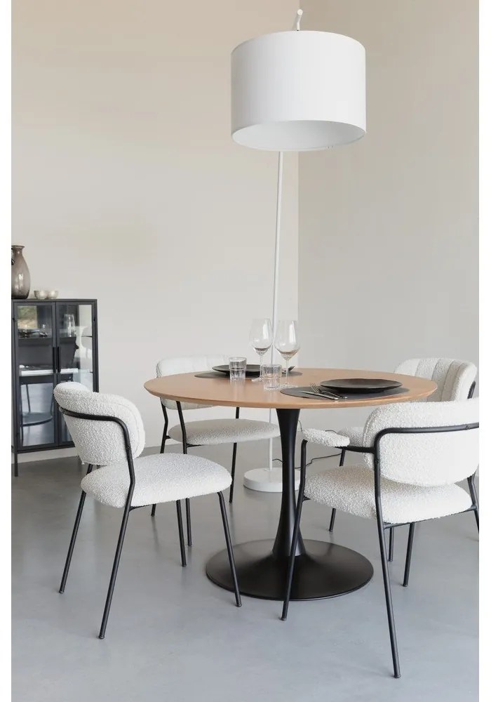 Fehér állólámpa textil búrával (magasság 220 cm) Martine – White Label