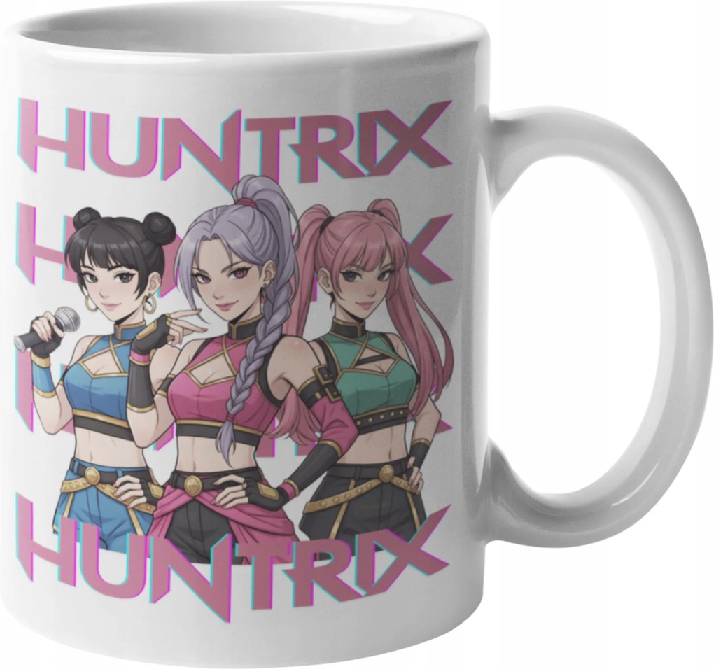 Születésnapi Bögre K-pop Huntrix Kpop Rumi Zoey Mira Demon Hunters