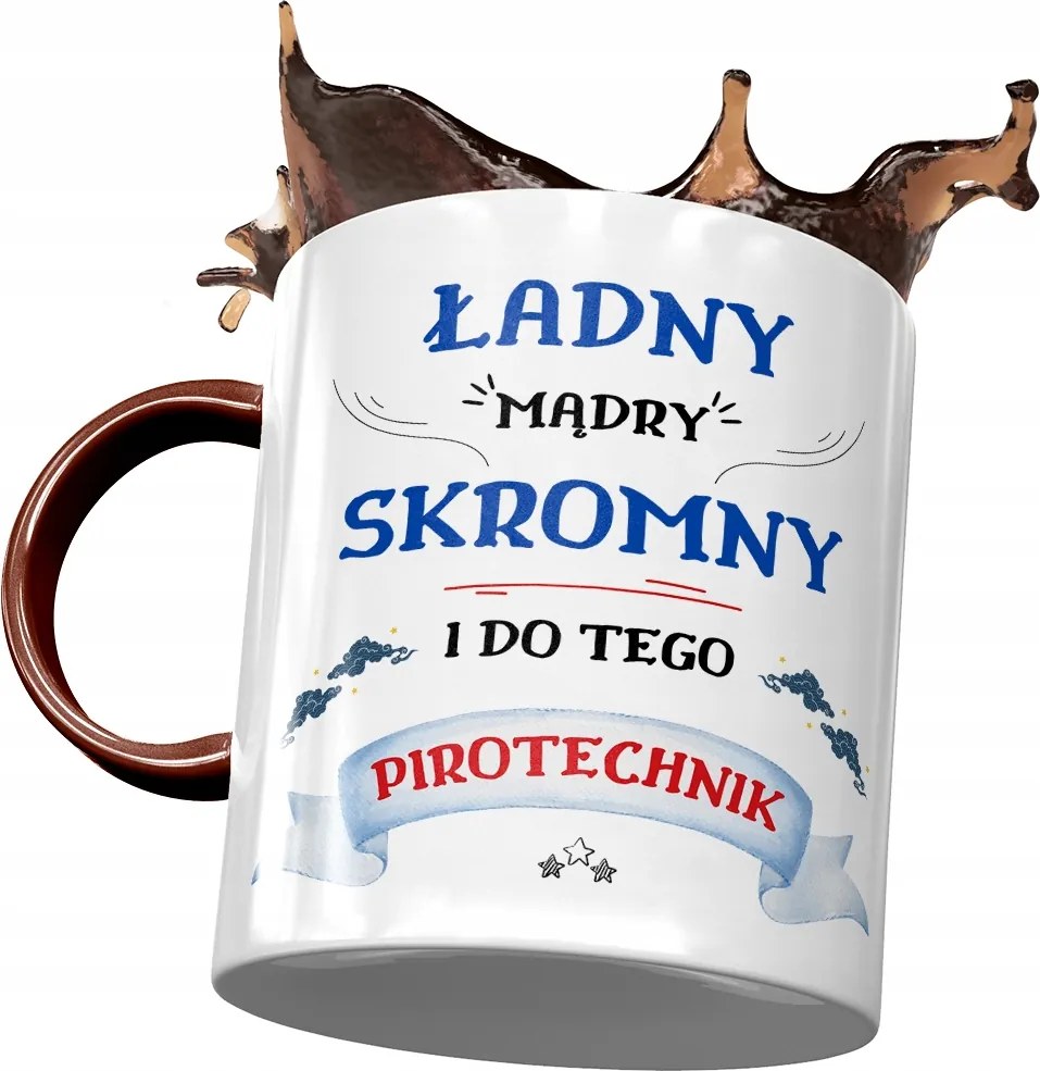 Bordó Bögre Pirotechnika Szép Okos Szerény Nyomtatott Fotóval