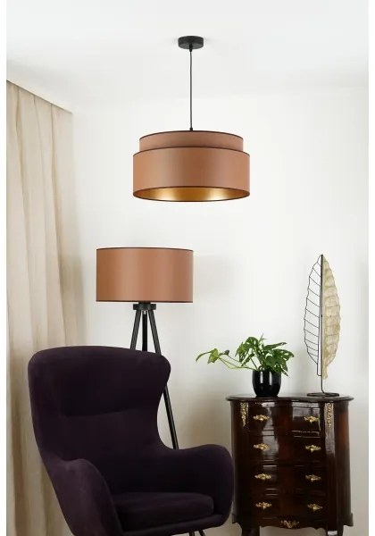 Brilagi - OREGON VEGE függeszték 1xE27/15W/230V, 45 cm, barna