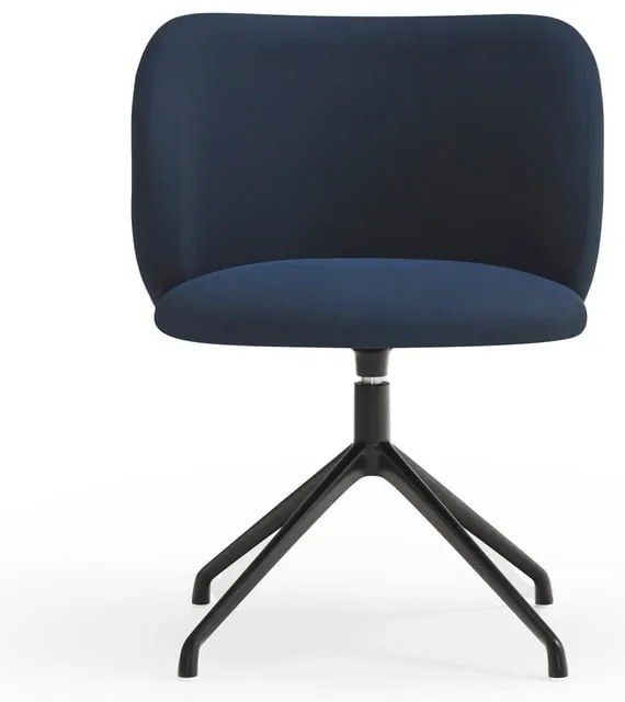 Sötétkék kárpitozott étkezőfotel Mogi – Teulat