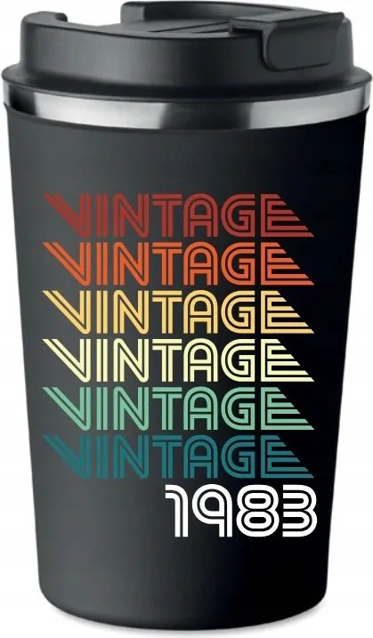 Prémium Termo Bögre fekete, Vintage Évjárattal KT_426