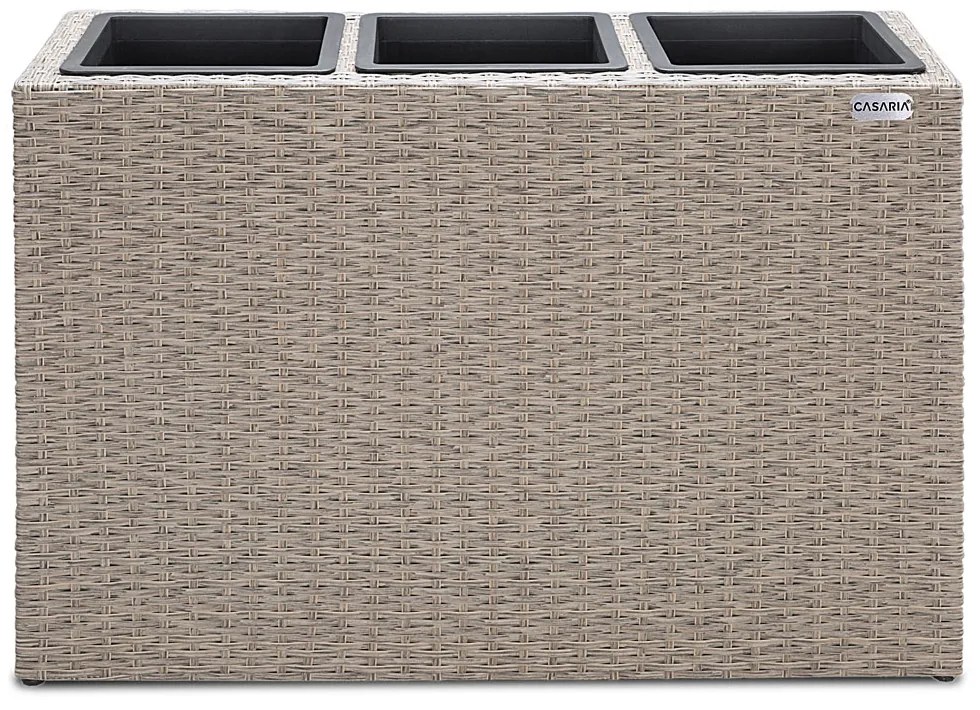 Casaria® Virágtartó 83x30,5x60 cm - krém