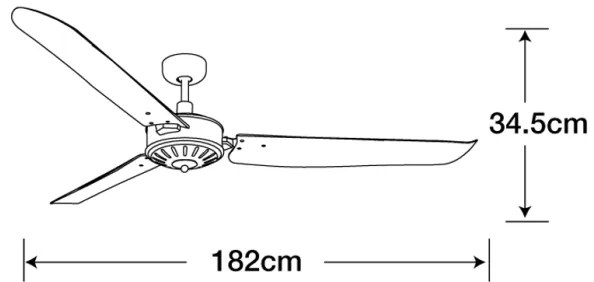 Lucci Air 211022 – Mennyezeti Ventilátor AIRFUSION CAROLINA Barna