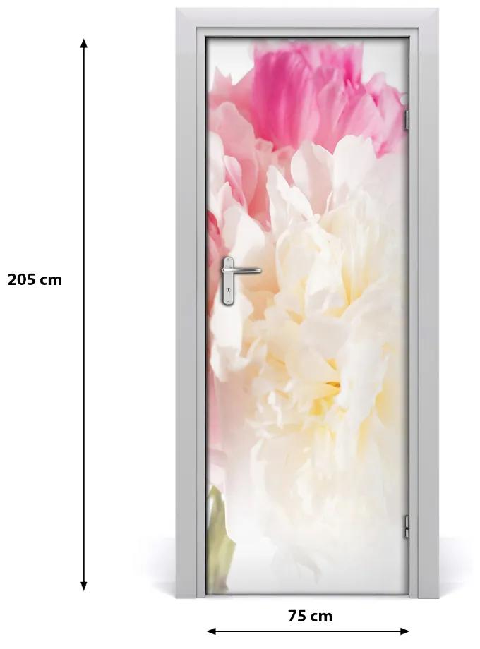 Poszter tapéta ajtóra Pünkösdi rózsa 75x205 cm
