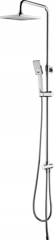 Zuhanyoszlop Zuhany Króm Négyszögletes