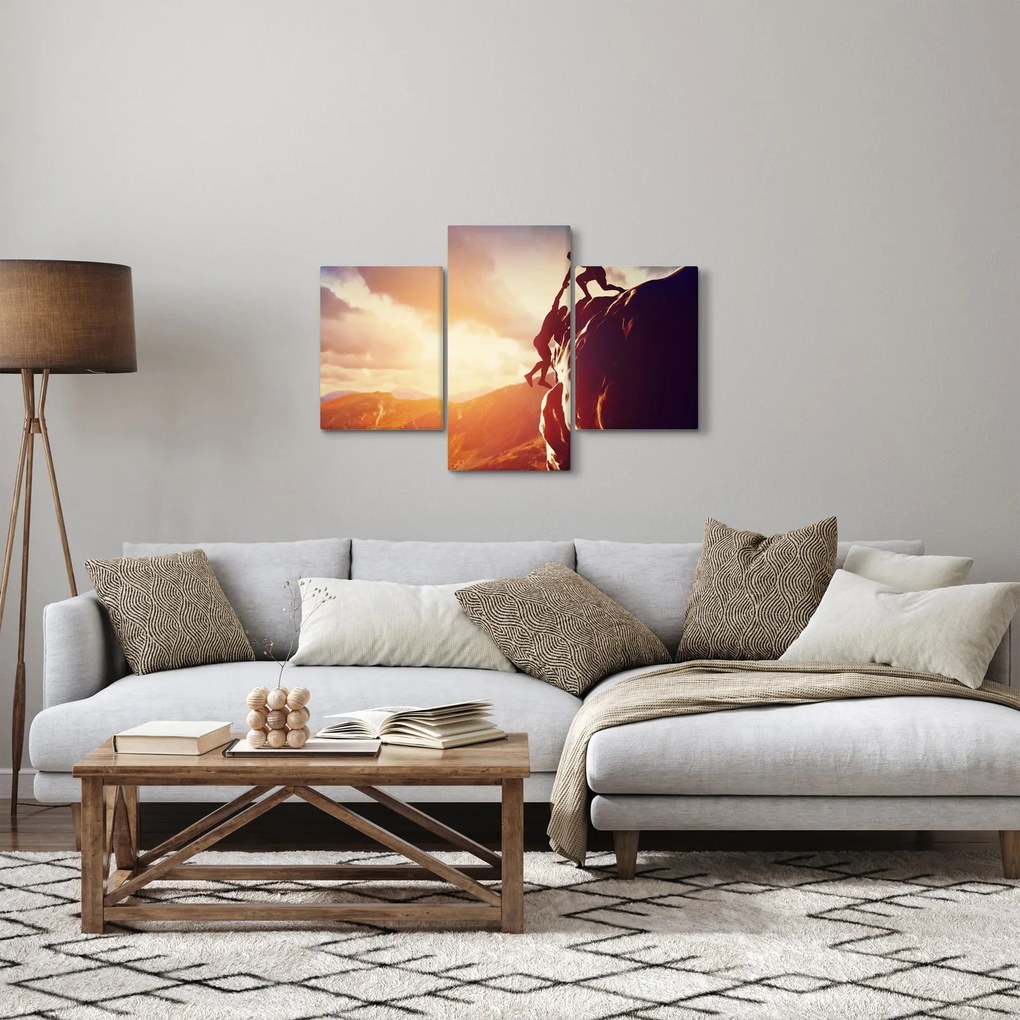 Kép - Hegymászók (90x60 cm)
