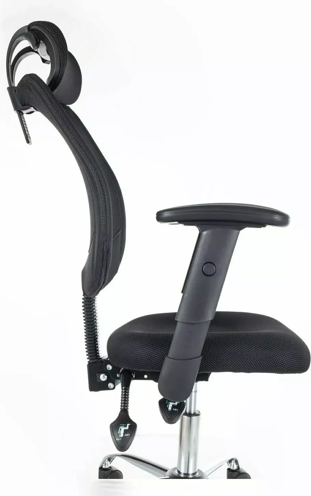 Fekete irodai szék FLEXISEAT Q-118RC