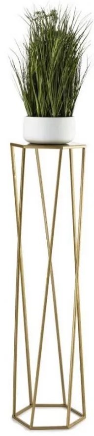 Virágállvány 100x24 cm arany színben