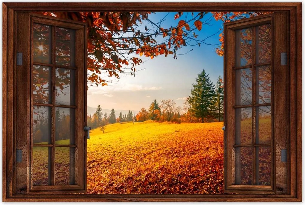 Poszterek 120x80 Őszi táj hegyek