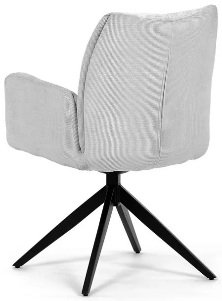 Étkezőszék fehér szövettel. HC-993 WT2