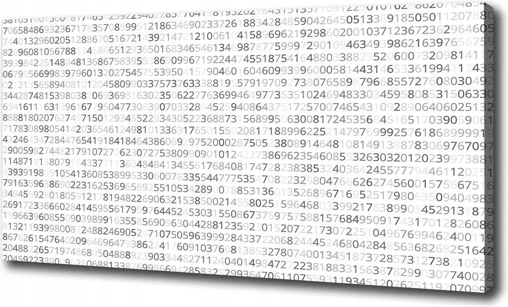 Canvas falikép Bináris kód 100x70 cm