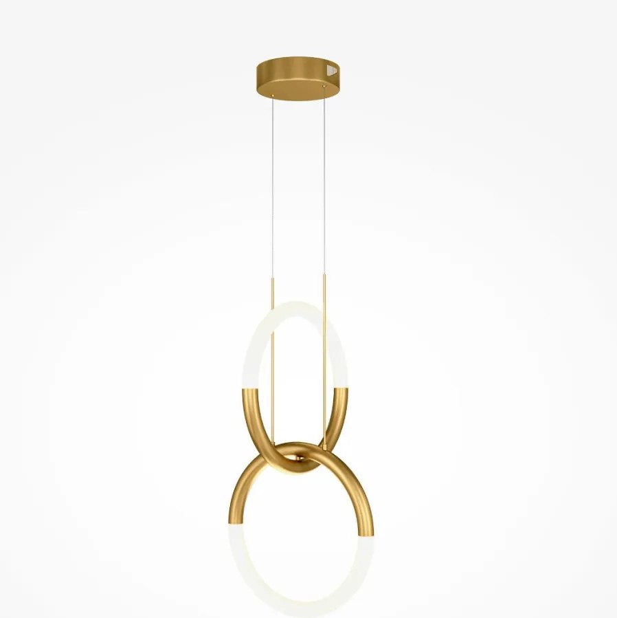 MAYTONI MOD165PL-L18G3K NODE Modern Led Függesztett Lámpa Fehér, Arany LED IP20