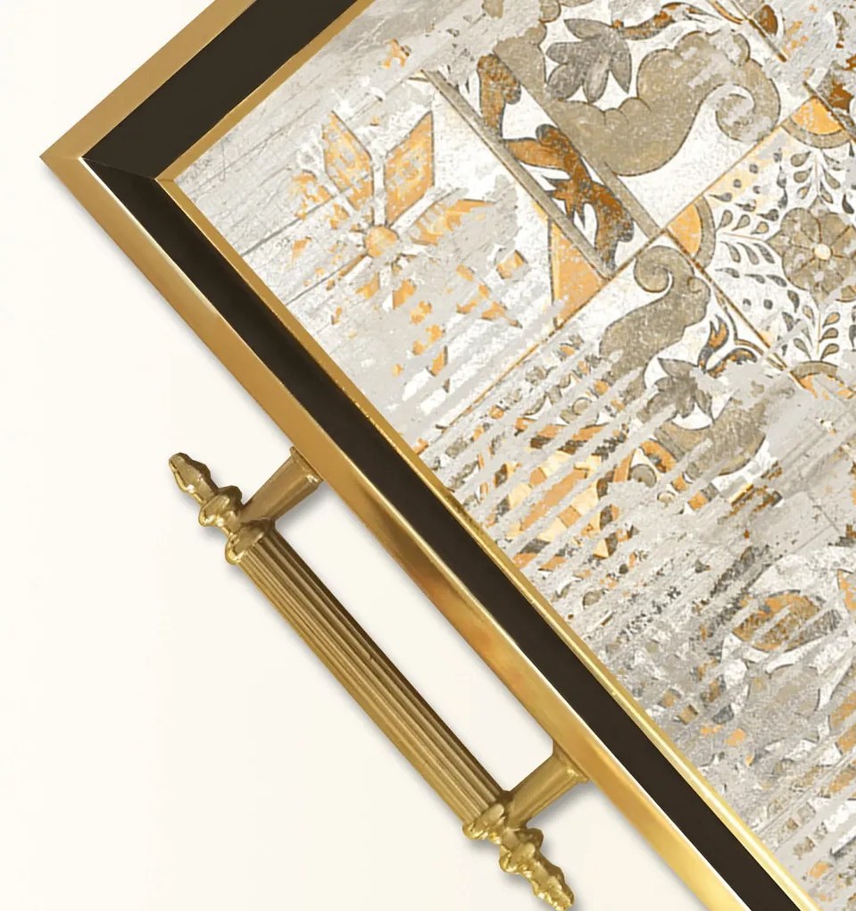 Üveg tálca, 38×24 cm – TPA9879