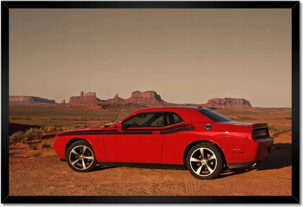 Poszterek keretben 60x40 Dodge Challenger Rt