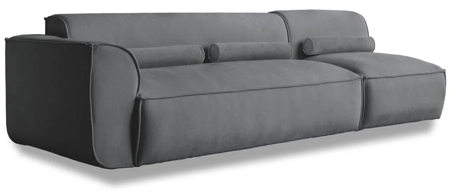 Szürke moduláris heverő (bal oldali) Flex Felix – Miuform