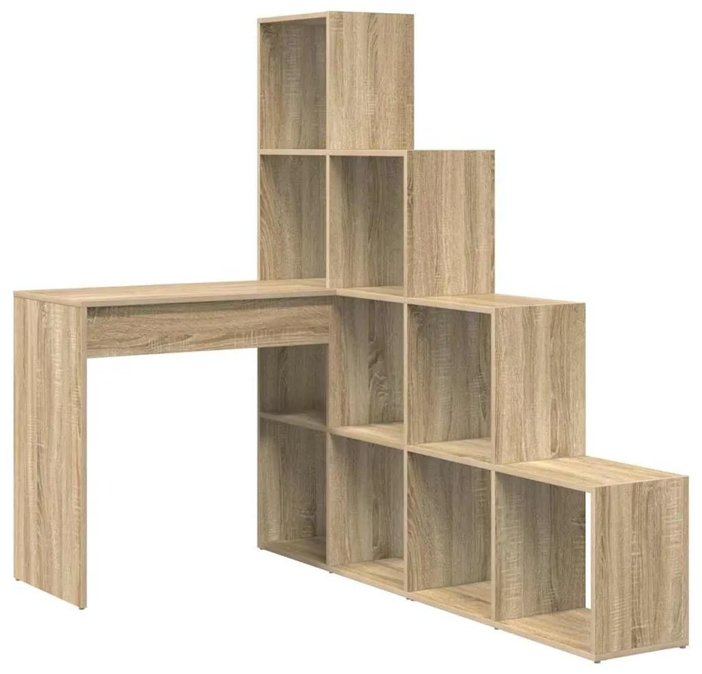 Sarokíróasztal sonoma tölgy 101,5 x 149,5 x 149,5 cm Faanyag