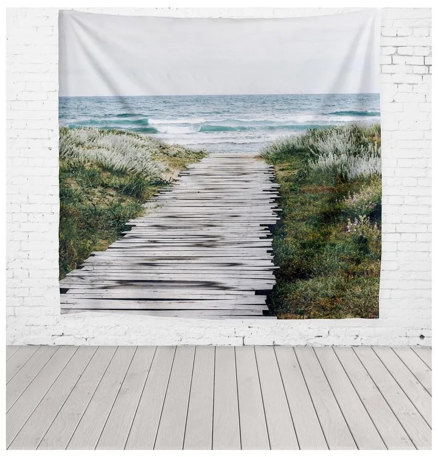 Beach Way mikroszálas faliszőnyeg, 140 x 140 cm - Really Nice Things