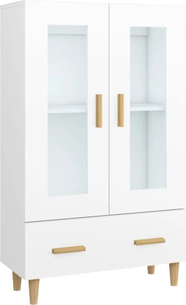 vidaXL fehér szerelt fa magasszekrény 70 x 31 x 115 cm