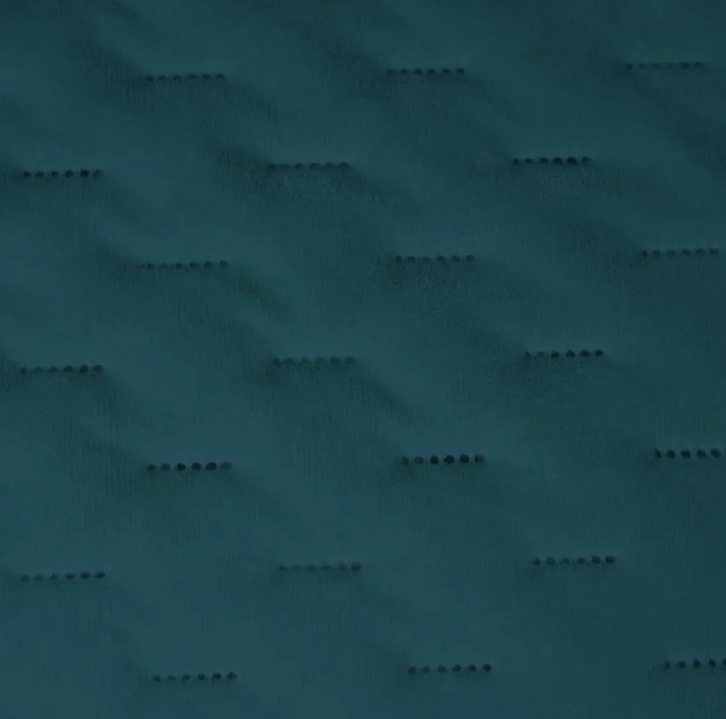 Bársony ágytakaró ASTRALIA, petrol színű Méret: 170 x 210 cm