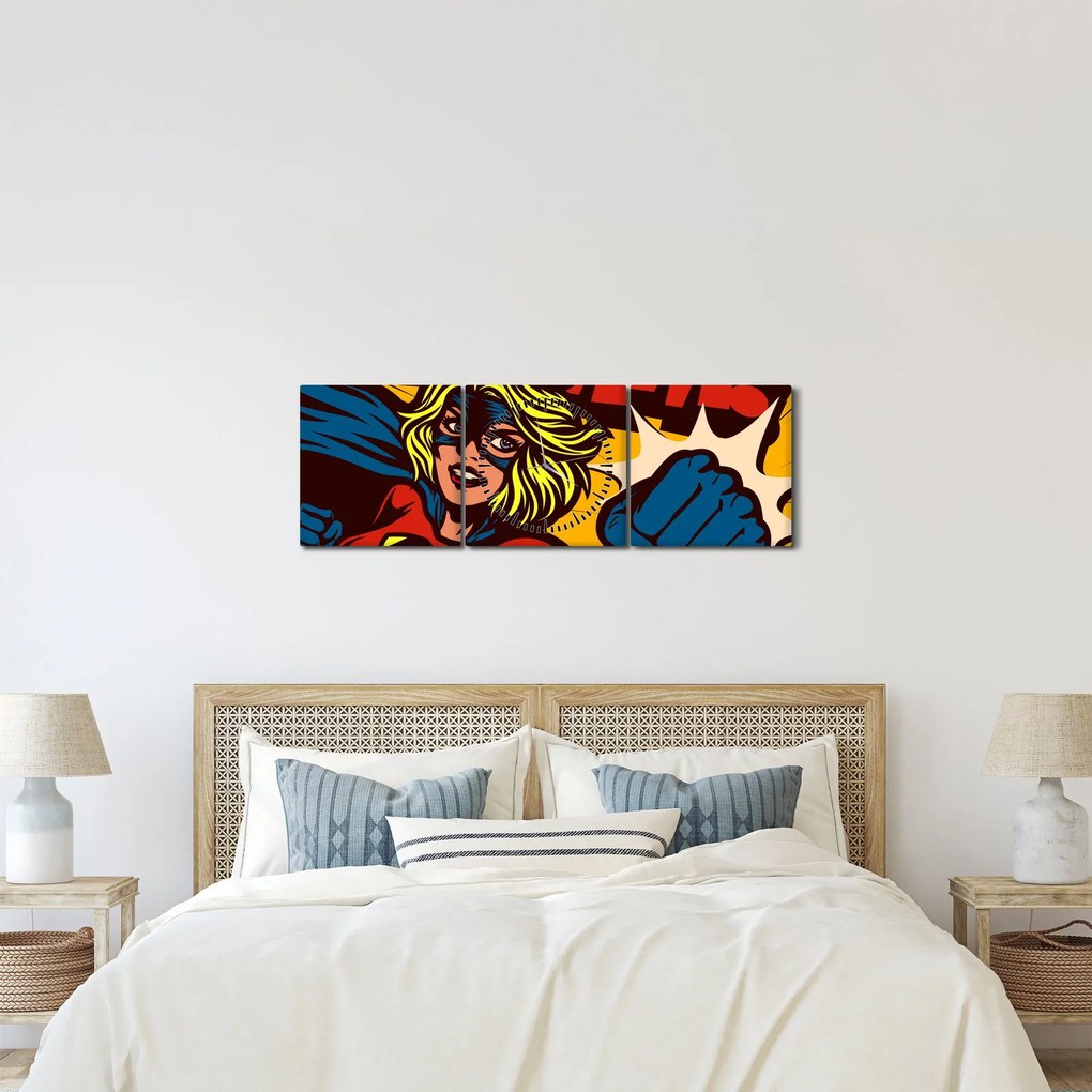 Kép - Comix (órával) (90x30 cm)