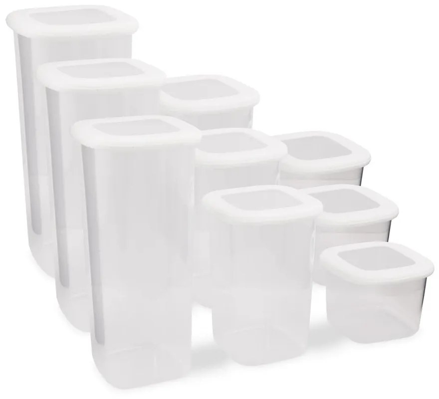 Élelmiszertartó doboz szett 9 db-os Fresco – Hermia