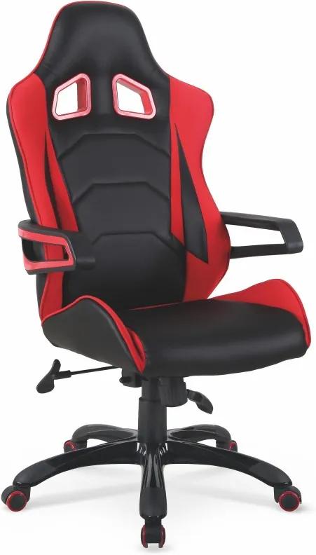 DORADO gamer görgős szék, piros/fekete