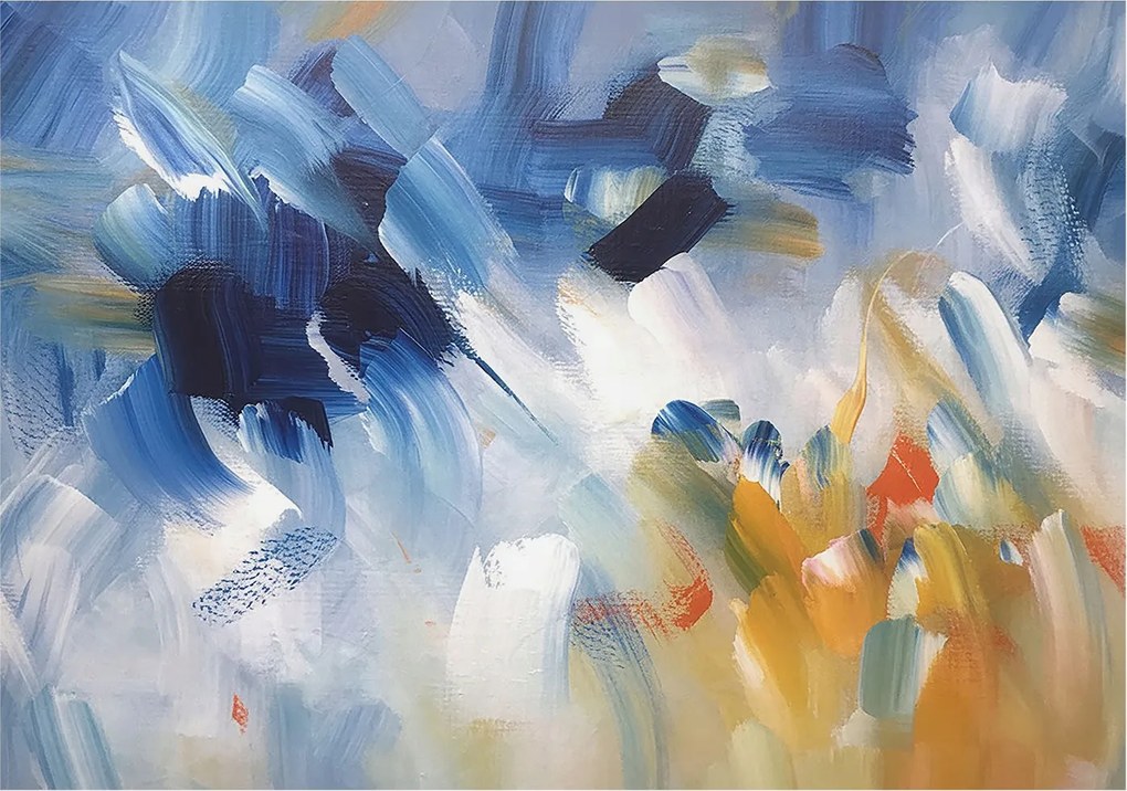 Flizelin Falfestmény Prémium Színes húzások 208x146