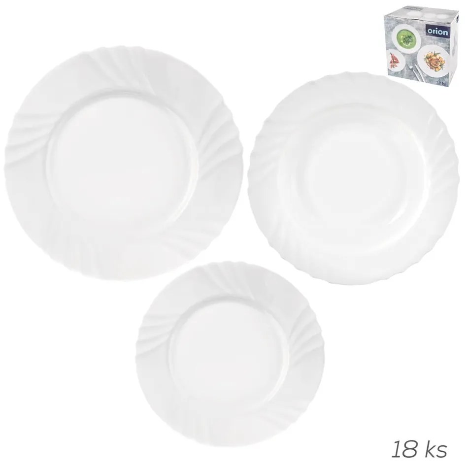 Üveg étkészlet 18 db-os Luna – Orion