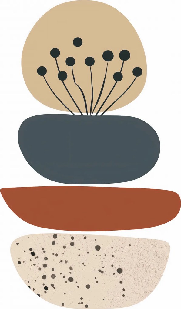 Poszter 61x91,5cm Organikus kompozíció