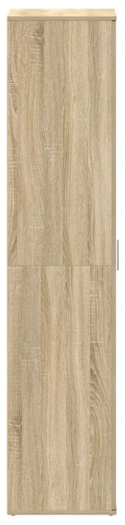 Cipőtartó Sonoma tölgy 80x39x180 cm Szerelt Fa