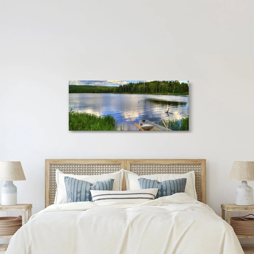 Kép - Festői falu (120x50 cm)