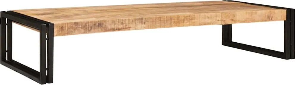vidaXL Fürdőszobai polc polcokkal Barna 120 x 50 x 23 cm