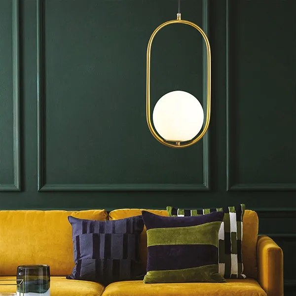 Csillár zsinóron ORBA 1xE27/15W/230V réz