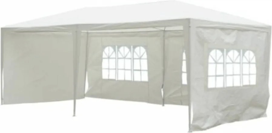 Kerti partisátor, fehér, 3x6 m, TEKNO TYP 2