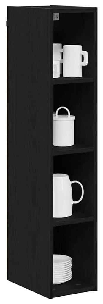 Függő szekrény Riga Fekete tölgy 20 x 29,5 x 100 cm Faanyag