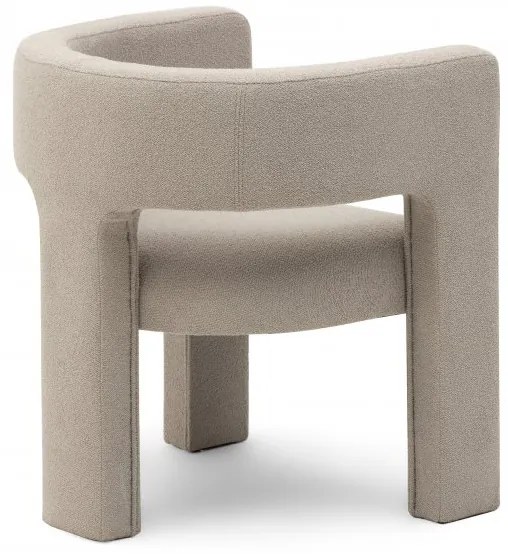Sötét bézs design fotel ALPAH E