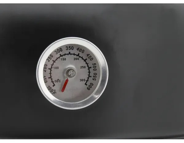 Faszénfüstölő ház 3 az 1-ben fekete