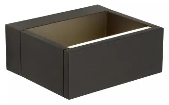 Lucide 28857/06/30 - LED kültéri fali lámpa GOA LED/6W/230V fekete IP54