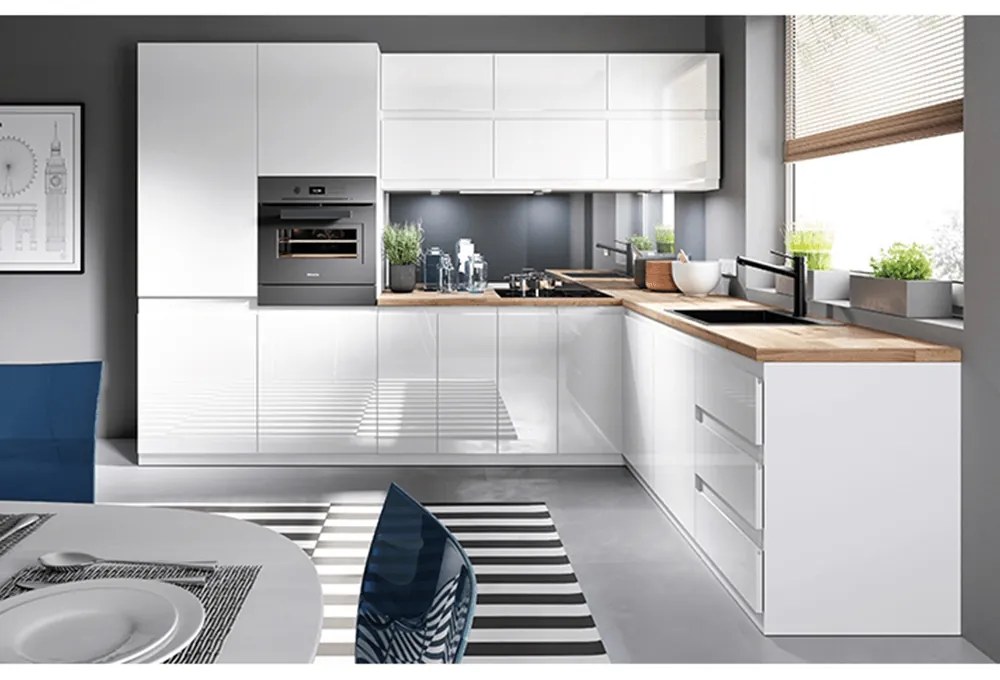 Alsó konyhai polc D25PZ Aurellia (fehér) (L). 1015743