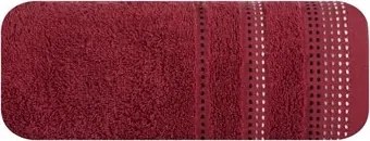 Törölköző 50x90 Mező 100% Pamut 500g Bordó