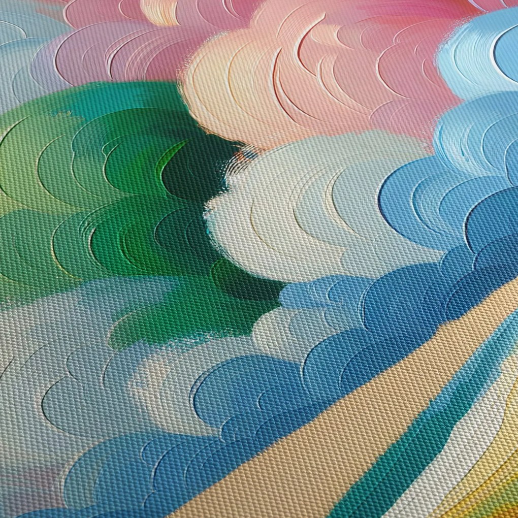 Kép - Tájkép felhővel (70x50 cm)