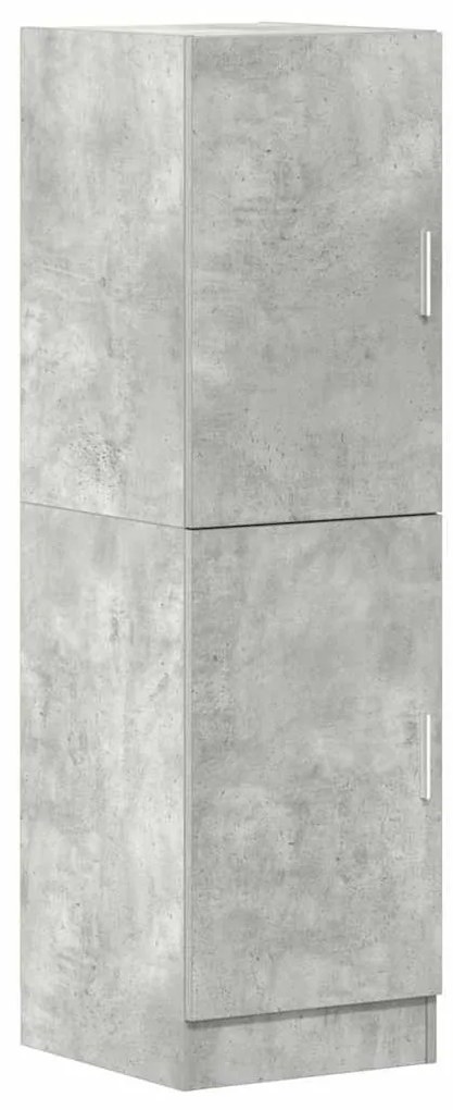 betonszürke szerelt fa konyhaszekrény 38 x 41,5 x 131,5 cm